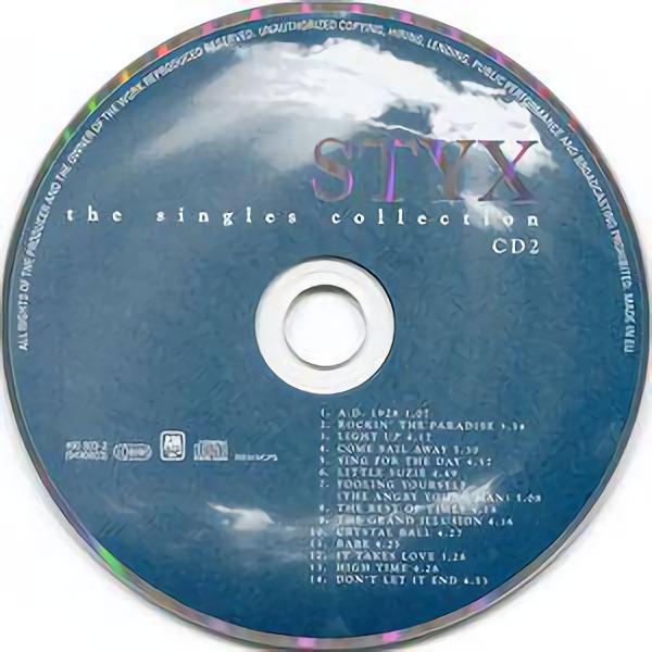 Styx  The Singles Collection : CD2